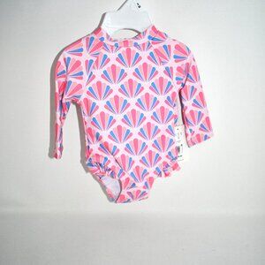 Adventurewear 360 Baby Seashell Pink One Piece Swimsuit 3 MOS Pink # S54AW56001